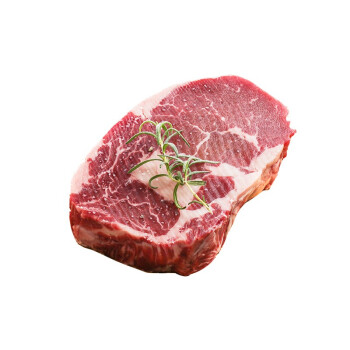 肉管家进口谷饲原切眼肉牛排400g\/2片原味厚切肉眼牛排牛肉新鲜冷冻