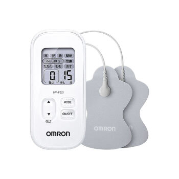 欧姆龙按摩仪低频脉冲疏经络家用全身F021治疗仪器 白色