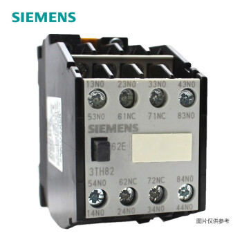 西门子 3TH（国产） 通用型 6A 6NO+2NC 不带灯 220VAC 3TH82620XM0-ZI31 中间继电器