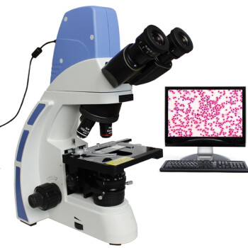 BELONA/贝朗 超大广角专业生物显微镜 内置数码显微镜 医学 科研 教学 显微镜