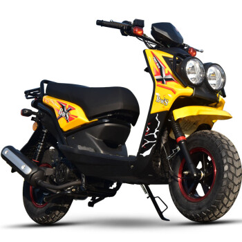 艾璐歌150cc踏板摩托车可改装音响战路虎燃油BWS助力车踏板车越野摩托车 国四电喷黄色
