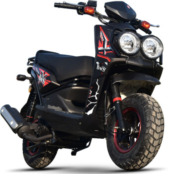 艾璐歌150cc踏板摩托车可改装音响战路虎燃油BWS助力车踏板车越野摩托车 国四电喷黑色