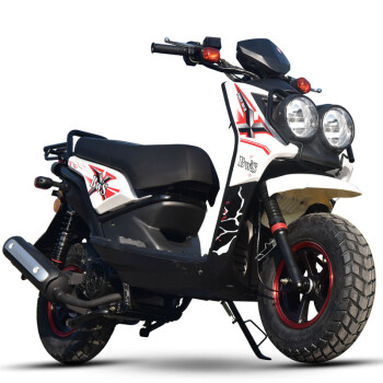 艾璐歌150cc踏板摩托车可改装音响战路虎燃油BWS助力车踏板车越野摩托车 白色改装音响版