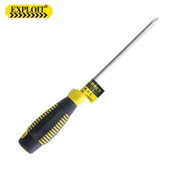 开拓（EXPLOIT）十字螺丝刀 6-100mm 三角柄 螺丝批 起子改锥 6*100mm