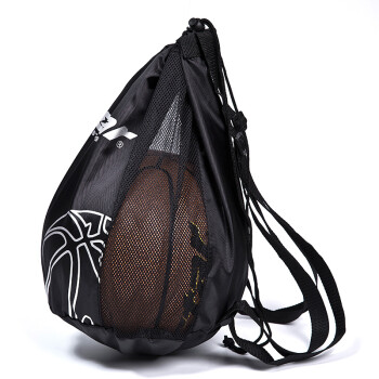 世达（star）一个装球包 双肩背带 篮球包 足球包 排球包 篮球袋 足球袋BT411 橘黑色