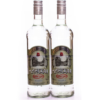 白俄罗斯原瓶进口 MINSKAYA明斯克伏特加40度  700ml 双瓶