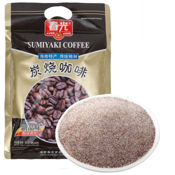 春光海南特产春光牌炭烧咖啡 360g袋三合一咖啡粉速溶咖啡抗困饮品