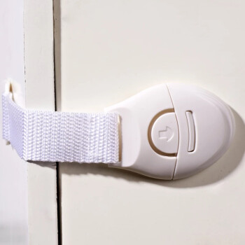 贝得力（BEIDELI） 抽屉锁冰箱锁10个装儿童安全锁宝宝安全用品柜门锁马桶锁柜子锁 10个装白色