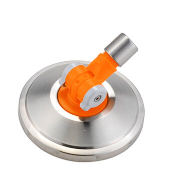 大卫拓朴旋转拖把不锈钢杆小懒汉地拖桶配件2.2CM杆子16CM圆盘 不锈钢圆盘(不带杆子) 桔色