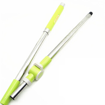 大卫拓朴旋转拖把不锈钢杆小懒汉地拖桶配件2.2CM杆子16CM圆盘 杆(不带圆盘) 绿色