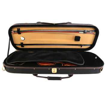 里歌 LIGE轻提双肩背小提琴琴盒子/包带锁带湿度计表盖布防震防水轻便琴盒LVP-101