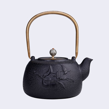 相府壹品 泽州铁器铸铁壶烧水壶茶壶茶具事事如意铁壶煮茶煮水手工