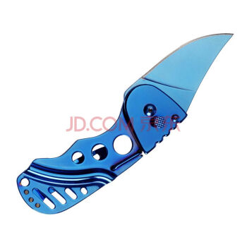 NEXTORCH Tekut迪克 LK5261獠牙小折刀 户外折叠刀 礼品刀 礼品刀EDC工具 蓝钛