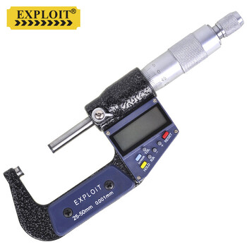 开拓（EXPLOIT）数显外径千分尺 数显螺旋测微器分厘卡224002 25-50mm
