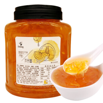 Doking蜂蜜柚子茶果酱1.5kg罐装冲调饮料花果茶多口味选择冲饮原料商用 蜂蜜柚子茶