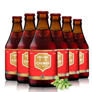 智美(chimay) 紅帽啤酒 330ml*6瓶裝