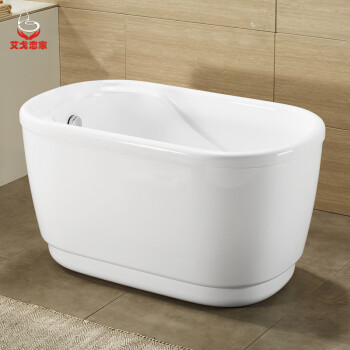 艾戈恋家 浴缸小户型 独立式浴缸亚克力 成人浴812 空缸 1.3米