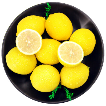 京鲜生 安岳黄柠檬4颗 单果约95g 新鲜水果