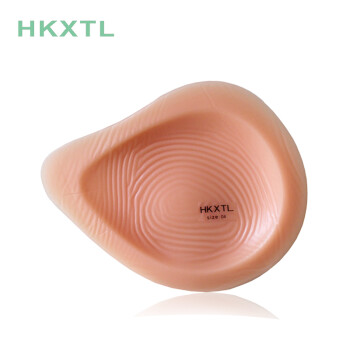 HKXTL透氣矽膠義假乳房矽膠術後配合義乳文胸用矽膠假胸假乳房乳膠TQL 1號左