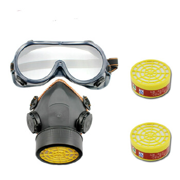 成楷科技 单罐防毒面具 防尘面罩 口罩 一套面具+2只过滤盒