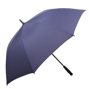 雨景 加大抗风长柄雨伞 男士商务户外晴雨伞高尔夫伞可印LOGO 长柄款-110CM-蓝色