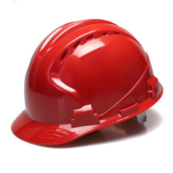 【企業免費印字】班工 安全帽 三筋ABS高強度施工工地 安全頭盔 勞保防護帽子 免費定製企業LOGO 國標豪華三筋透氣-紅色(可印字) 均碼