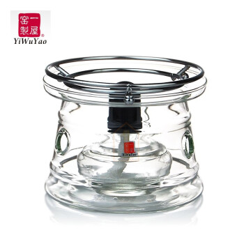 一屋窑制（YiWuYao） 玻璃酒精炉加热底座煮茶炉保温底座煮茶器酒精保温炉茶具配件 FH-021B