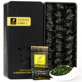 惠聚春秋 鐵觀音 茶葉禮盒2023新秋茶安溪特級參賽高山烏龍茶葉自己喝500g