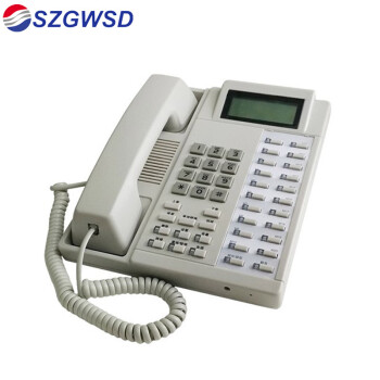 国威WS848前台电话总机程控电话交换机转接电话办公商务话机程控交换机功能话机酒店电话总机普通电话机 商务话机(适用于所有电话交换机)