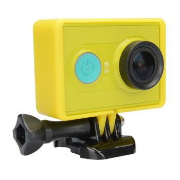 劲码 小蚁运动相机配件 小蚁1代相机边框 小蚁保护壳 小米摄像机配件保护框 黄色