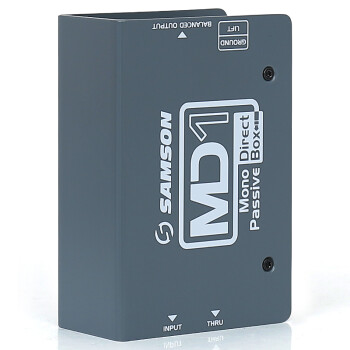 SAMSON 山逊MD1 MD2 PRO贝斯键盘单块MCD2 MDA1吉他效果器演出DI盒 MD1(被动式单声道)