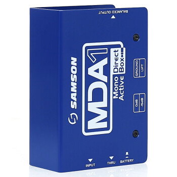 YTK山逊MD1 MD2 PRO贝斯键盘单块MCD2 MDA1吉他效果器演出DI盒 MDA1(主动式单声道)+3米连接线