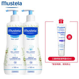 mustela 妙思乐 二合一洗发沐浴露 500ml*2瓶装
