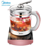 美的(Midea)养生壶电水壶烧水壶电热水壶煮茶壶花茶壶电茶壶煮水壶煮茶器1.5L玻璃WGE1701b 119元
