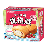 好丽友(orion)饼干蛋糕 酸奶 面包 优格派 12枚 *4件 40.8元(合10.2元/件)