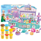 迪士尼(Disney)儿童彩泥过家家橡皮泥无毒无害玩具二合一 DS-1677 *5件 215元(合43元/件)