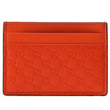 GUCCI 古驰橙色中性压纹牛皮卡包 476010 BMJ1G 7527 *2件 1480元(合740元/件)