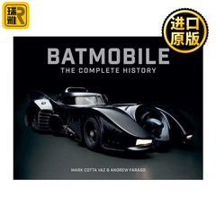 Batmobile The Complete History The Complete Archive of Batman's Car, Original English Version, Hardcover, Comprehensive Visual Record, Imported Original Book, Full English Version