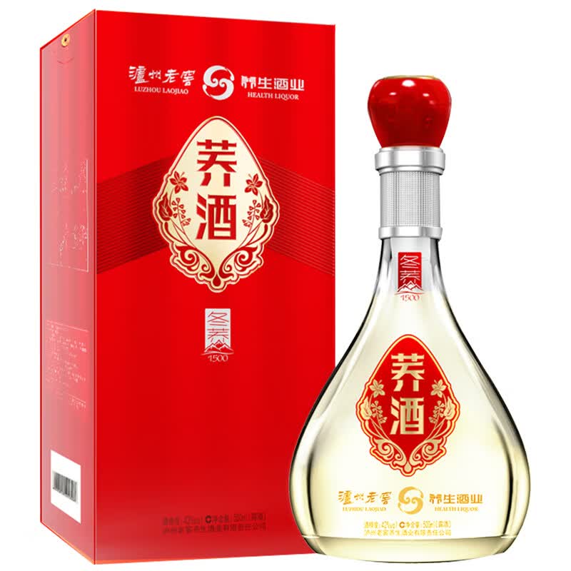 泸州老窖 养生酒 冬荞苦荞酒42度500ml单瓶
